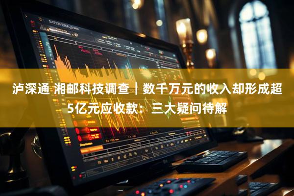泸深通 湘邮科技调查｜数千万元的收入却形成超5亿元应收款：三大疑问待解