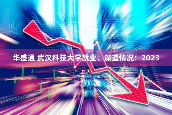 华盛通 武汉科技大学就业、深造情况：2023