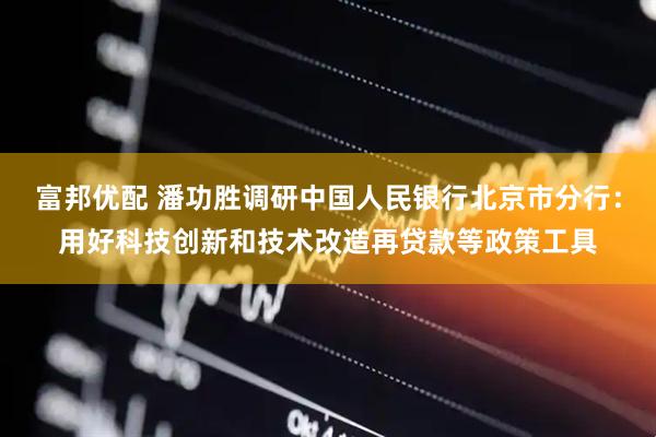 富邦优配 潘功胜调研中国人民银行北京市分行：用好科技创新和技术改造再贷款等政策工具